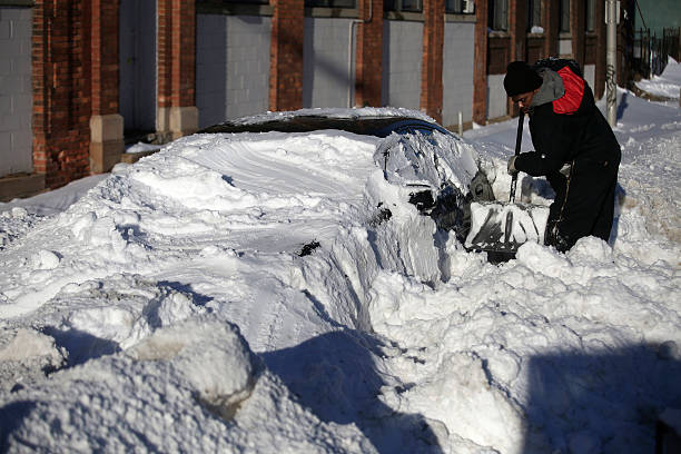 Detroit Area Walloped With Over A Foot Of Snow From Latest Winter Storm