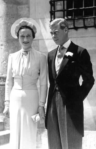 Edward Viii And Wallis Simpson On The Day Of Their Marriage At The ...