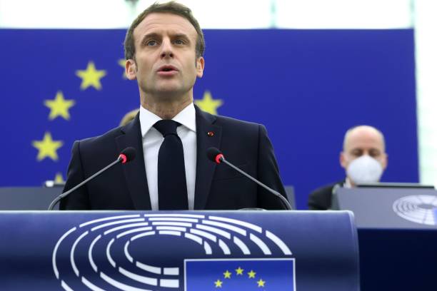 FRA: President Macron's Presents French Plan for EU Presidency
