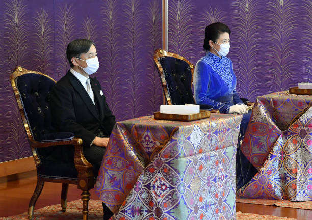 JPN: Royal Family Attends New Year Poetry Reading Ceremony