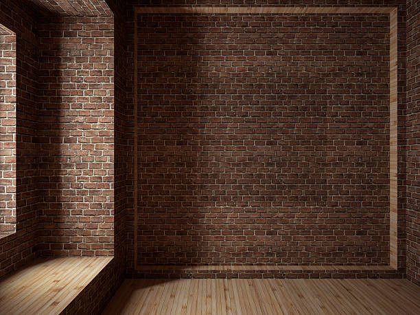 empty room, 3d render - wallpapers for walls room stock pictures, royalty-free photos & images
