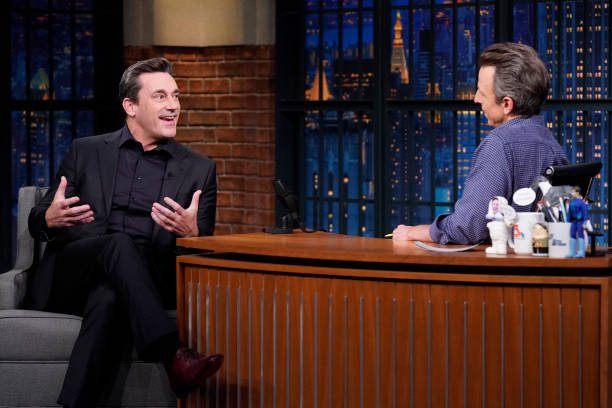 NY: NBC'S "Late Night with Seth Meyers" With Guests Jon Hamm, Julio Torres, SIX THE MUSICAL (Band Sit-In: Ulf Mickael Wahlgren)