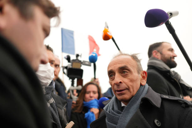 FRA: French Presidential Candidate Eric Zemmour Rallies In Calais