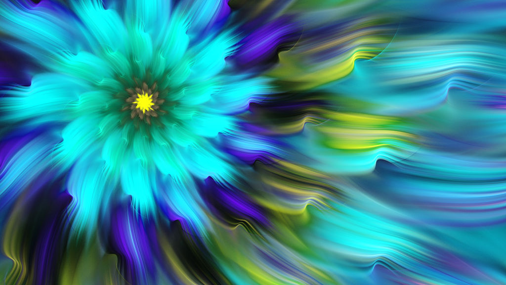 Abstract Exotic Flower
