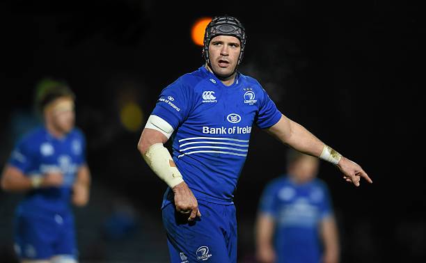 20 February 2015; Shane Jennings, Leinster. Guinness PRO12, Round 15, Leinster v Zebre. RDS, Ballsbridge, Dublin. Picture credit: Stephen McCarthy / SPORTSFILE (Photo by Sportsfile/Corbis/Sportsfile via Getty Images)