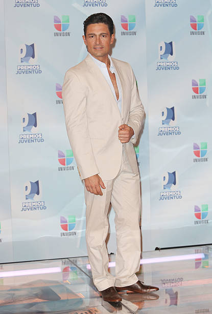 Fernando Colunga arrives at Univision's Premios Juventud Awards at Bank United Center on July 19, 2012 in Miami, Florida.
