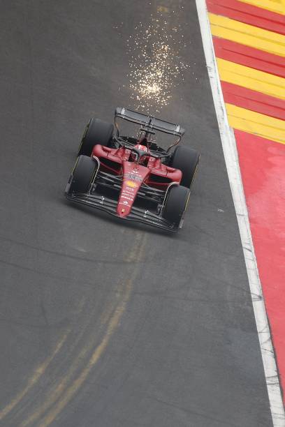 Charles Leclerc at the Belgian Grand Prix 2022