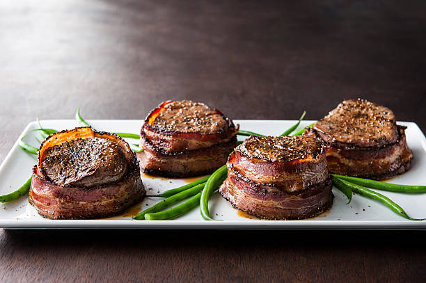 filet mignon wrapped in bacon picture