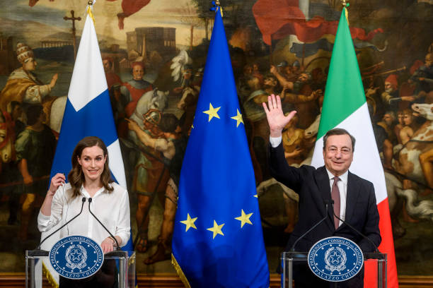ITA: PM Mario Draghi Welcomes Finnish Prime Minister Sanna Marin