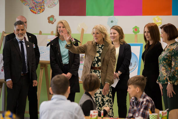 SVK: US First Lady Jill Biden Visits Slovak And Ukrainian Women On Mother's Day