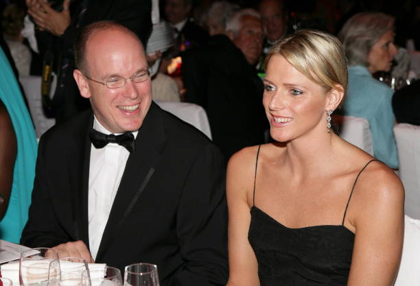 first-official-appearance-of-charlene-wittstock-with-prince-albert-of-picture-id113963701