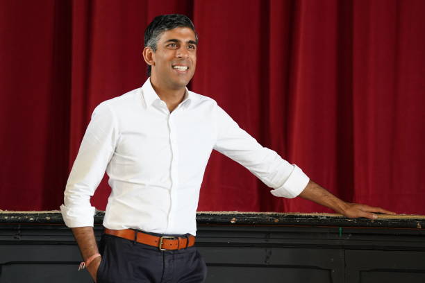 GBR: Rishi Sunak Campaigns In Ribble Valley, Lancashire