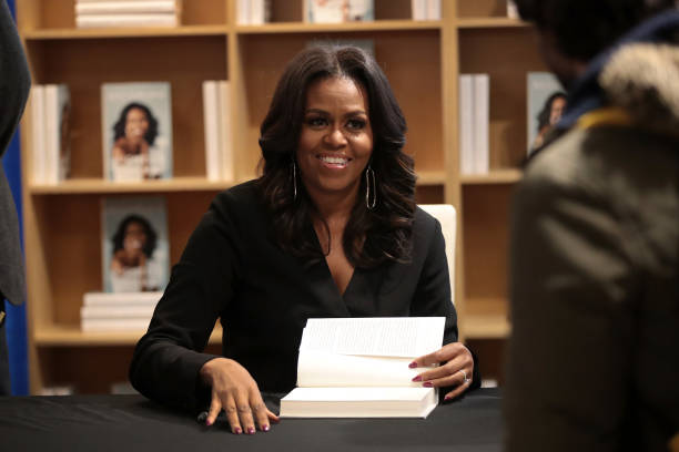 Michelle Obama Holds First Book Signing In Her Hometown Of Chicago