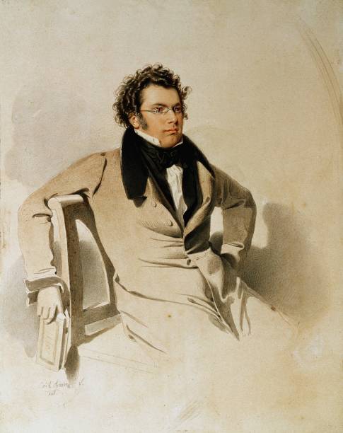 Franz Schubert , austrian composer. Watercolour by W. A. Rieder. 1825. [Franz Schubert , oesterr. Komponist. Aquarell von W. A. Rieder. 1825.]