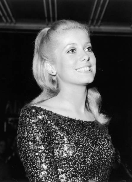 French actress Catherine Deneuve at the world premiere of Roman Polanski`s psychological thriller `Repulsion`, in which she stars, at the Rialto...