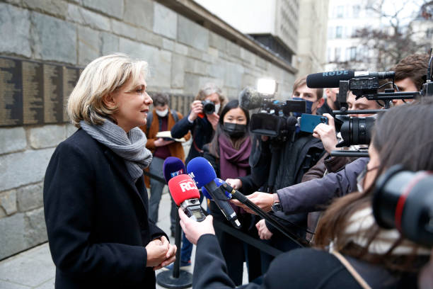 FRA: France's Right-wing Presidential Candidate Valerie Pecresse On Campaign Trail