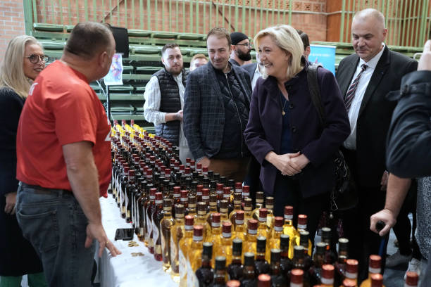 FRA: French Far-Right Leader Marine Le Pen Opens Polish Fair In Henin-Beaumont