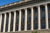 Front Facade Row Columns, Department of Commerce, Washington DC, USA