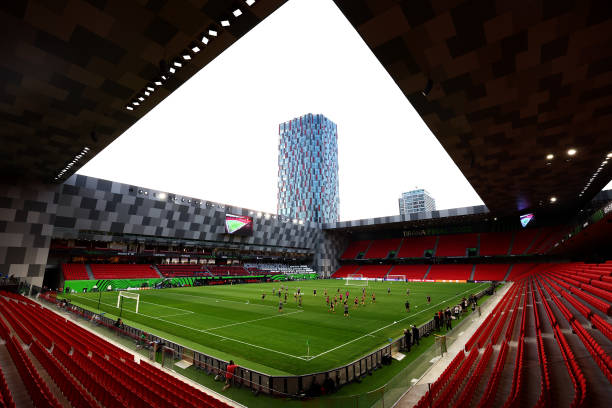 ALB: Feyenoord Training Session And Press Conference - UEFA Europa Conference League Final 2021/22