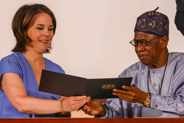 DEU: Germany And Nigeria Sign Agreement Over Return Of Benin Bronzes