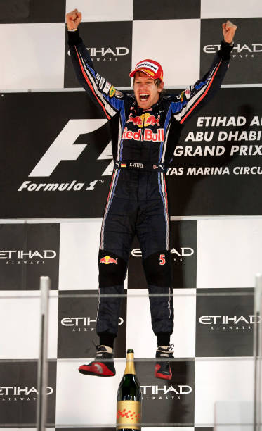 Vettel in Abu Dhabi 2010
