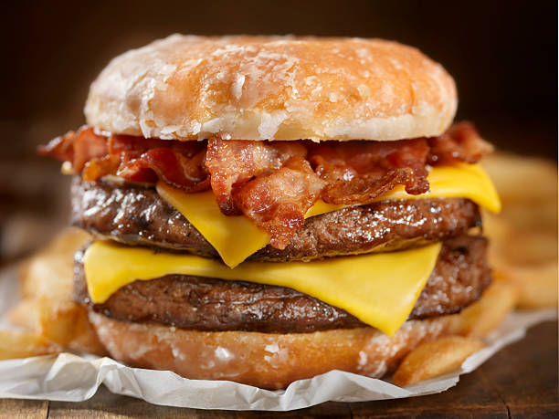 glazed donut bacon cheeseburger picture