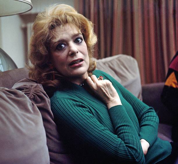 Greek actress, singer and politician Melina Mercouri in her flat in Paris, France, in 1972.