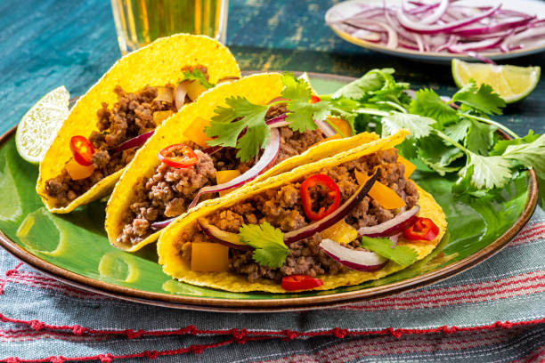 ground beef tacos picture