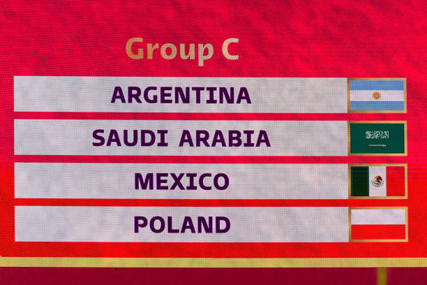 Group C of FIFA World Cup Qatar 2022 Final Draw at Doha Exhibition Center on April 1, 2022 in Doha, Qatar.