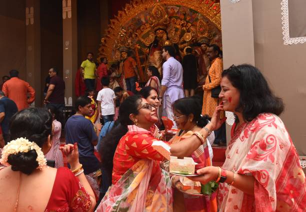 IND: Sindoor Khela On The Final Day Of The Durga Puja Festival