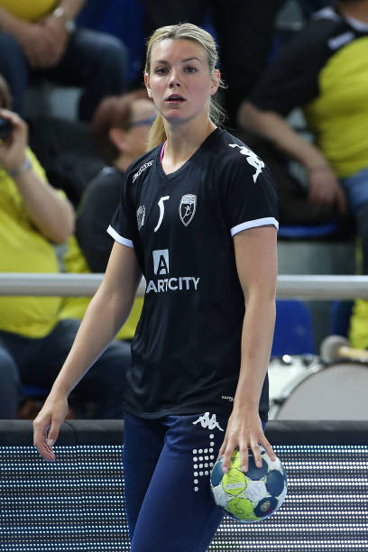 Hanna Fogelstrom of Toulon during the handball women's French cup match between Metz and Toulon on April 26, 2017 in Metz, France.