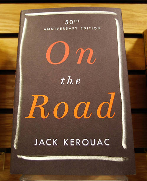 Hardback copy of the 50th-anniversary edition of Jack Kerouac's " On The Road" sits on the shelves at Borders Books in New York 20 August 2007. Based...