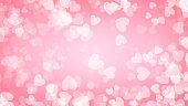 Heart red background illustration , Valentine's Day