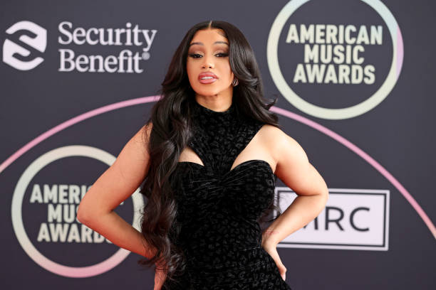 CA: 2021 American Music Awards Red Carpet Roll-Out With Host Cardi B