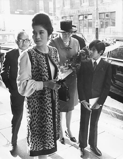 imelda-marcos-wife-of-the-president-of-the-philippines-with-her-son-picture-id526759201