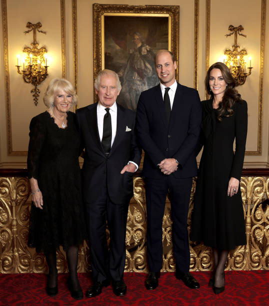 GBR: Official Picture Released Of King Charles III, Queen Consort And The Prince And Princess Of Wales