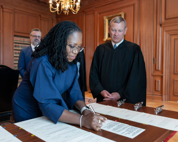 DC: Ketanji Brown Jackson Sworn-In As Newest Supreme Court Justice