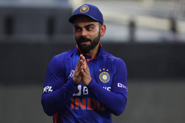 India's Virat Kohli reacts during the Asia Cup Twenty20 international cricket match between India and Hong Kong at the Dubai International Cricket...