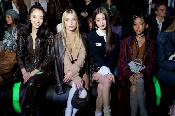 FRA: Miu Miu: Front Row - Paris Fashion Week - Womenswear S/S 2023