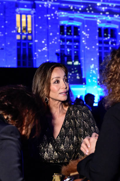 Isabel Preysler attends Pedro del Hierro fashion show during the Merecedes Benz Fashion Week Autum/Winter 202021 on January 29 2020 in Madrid Spain
