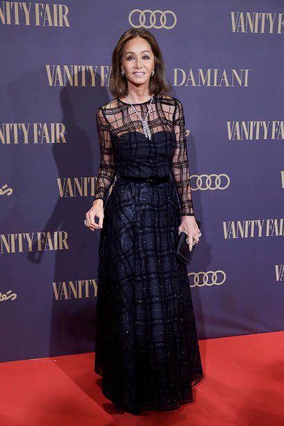 Isabel Preysler attends the Vanity Fair awards 2019 at the Royal Theater on November 25 2019 in Madrid Spain