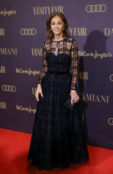 Isabel Preysler attends Vanity Fair Awards 2019 at the Royal Theater on November 25 2019 in Madrid Spain
