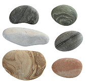 isolated pebbles stone
