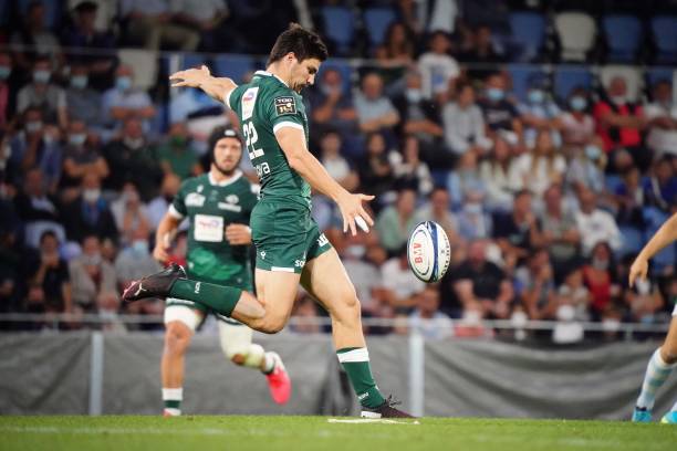 Jack MADDOCKS of Section Paloise during the Friendly match between Bayonne and Pau at Stade Jean Dauger on August 19, 2021 in Bayonne, France. (Photo by Pierre Costabadie/Icon Sport via Getty Images)