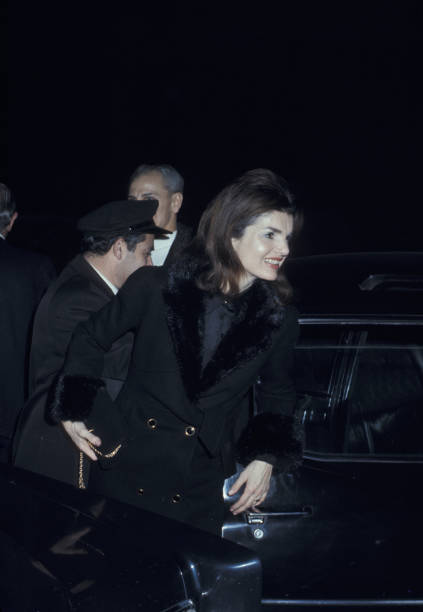 Jackie Onassis and Ari Onassis At JFK Airport - November 11, 1969 ...