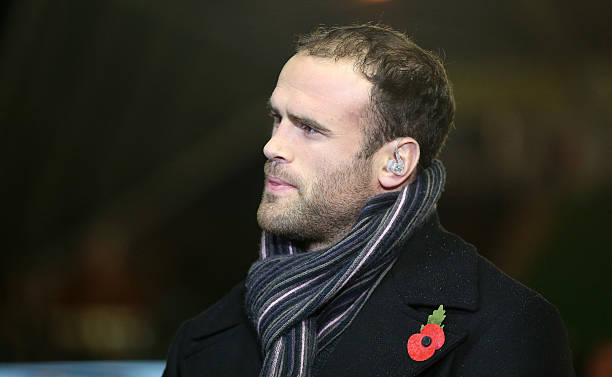 Jamie Roberts looks on during the Aviva Premiership match between Harlequins and Sale Sharks at Twickenham Stoop on November 6, 2015 in London,...