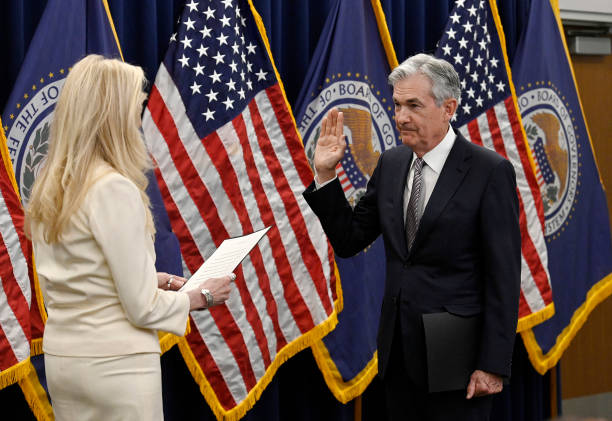 DC: Jerome Powell Takes Oath Of Office For Second Term As Chair Of The Federal Reserve