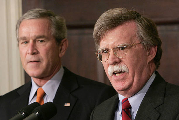 Resultado de imagen para John Bolton y presidente George W. Bush