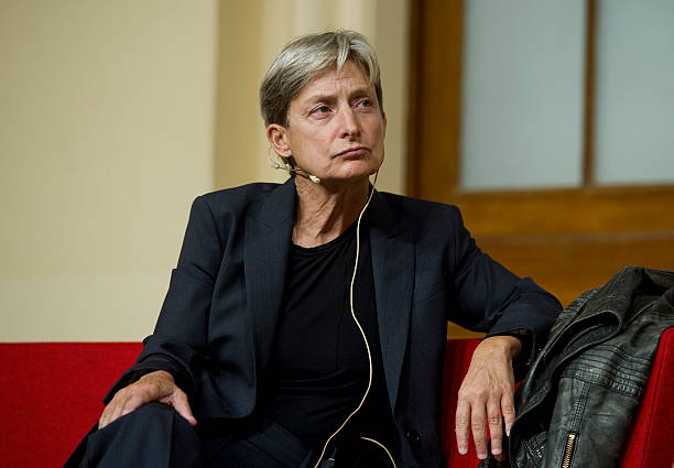 Judith Butler poses for a photo at the Jewish Museum on September 15, 2012 in Berlin, Germany. Butler is a philosopher and professor awarded the...