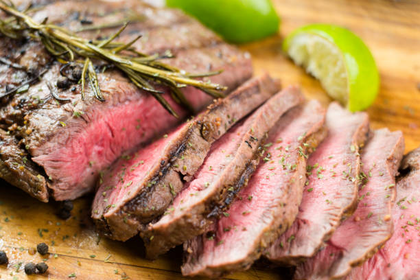 juicy grilled flank steak picture